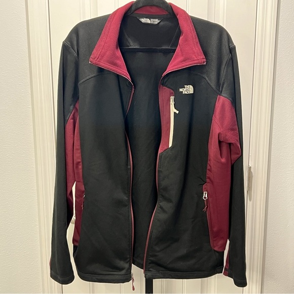 North Face Fleece Soft Shell Men's Jacket Size Large Long Sleeve Soft Pockets - Picture 5 of 13